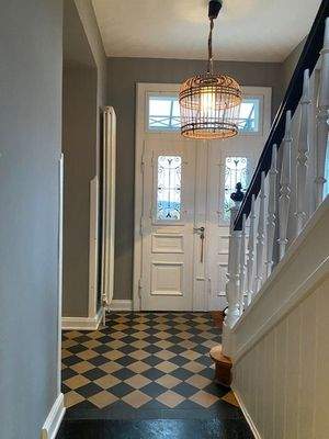 Hauseingang mit dem Flair von 1907