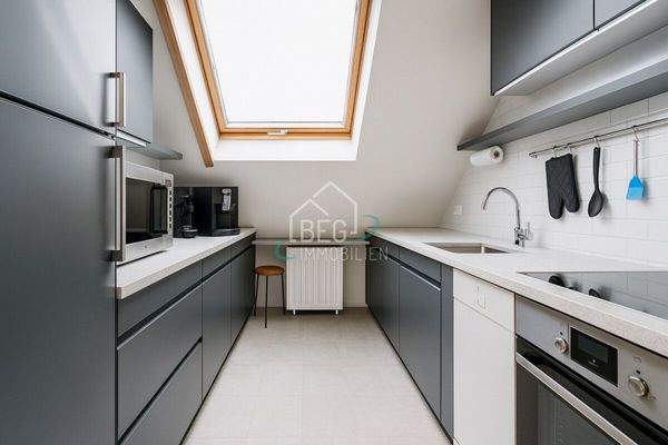 virtuell bearbeitete Küche