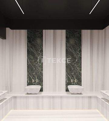 Apartments with Pool and Sauna in Mudanya, Bursa