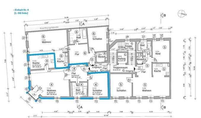 Grundriss 1. Obergeschoss