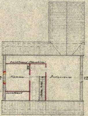 Grundriss DG - weicht in Teilen vom tatsächlichen Zustand ab