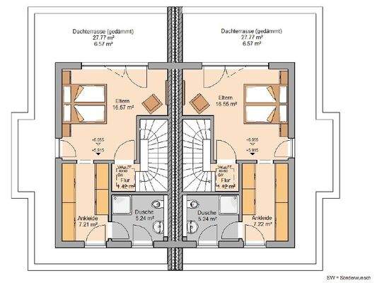 Grundriss Dachgeschoss