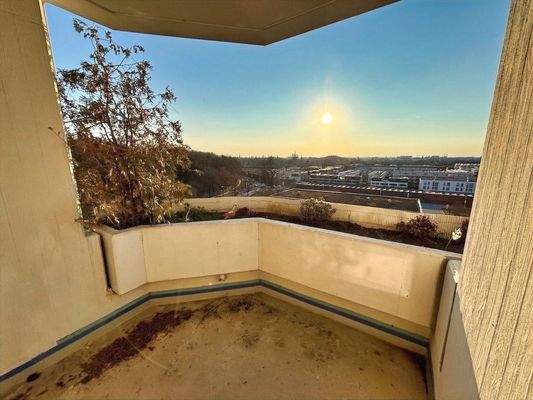 Loggia mit Fernblick