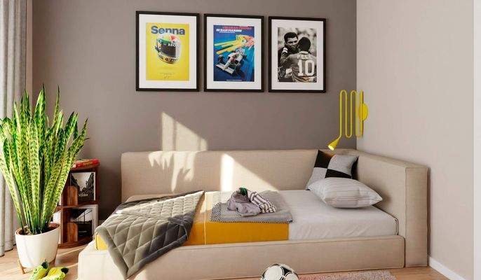 Ein schönes, helles Kinderzimmer