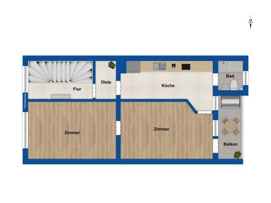 Grundriss 2. Obergeschoss