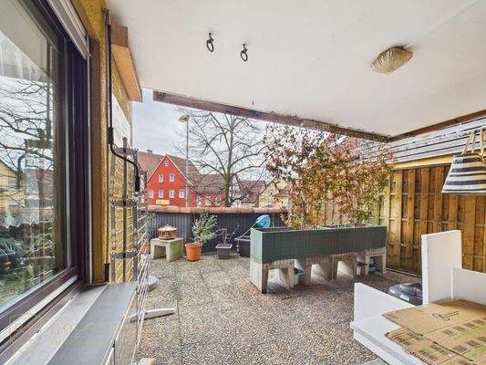 Geschützte Terrasse