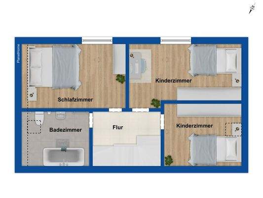 Grundriss Obergeschoss