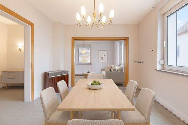 Visualisiertes Wohnzimmer 1.OG