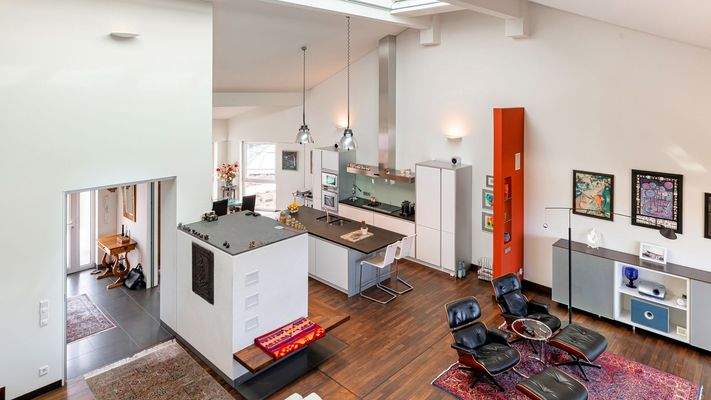 Wohn- und Esszimmer / Küche 