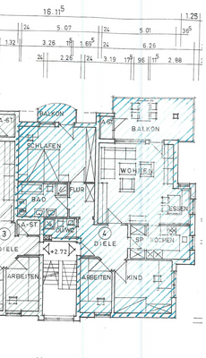 Grundriss Wohnung 4 im OG
