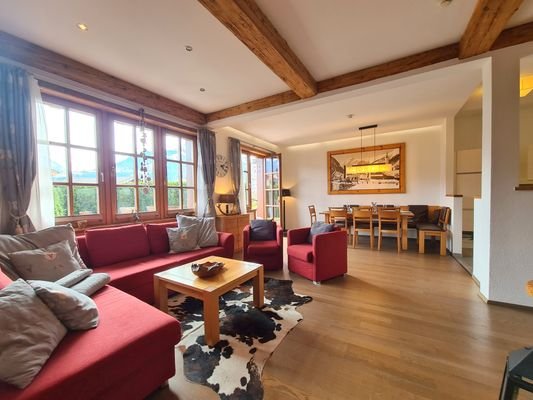 Wohnzimmer im Alpinen Chic