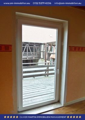 Tür zum Balkon