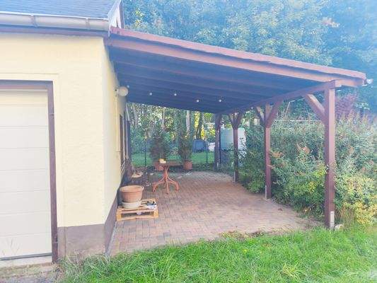 Außenanlage Sitzecke-Außenterrasse