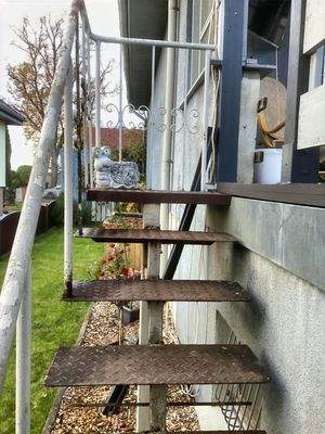 Separater Eingang über die Terrasse