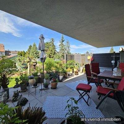 Terrasse 2 im Erdgeschoss