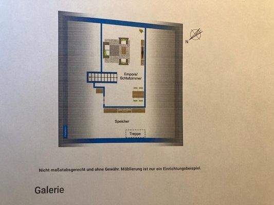 Grundriss Galerie DG