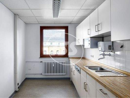 Teeküche im Zwischengeschoss Bauteil BC