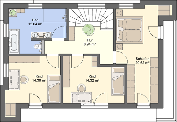 Hausbeispiel"Style 4" OG