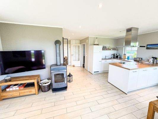 Übergang von Kochen zu Wohnen