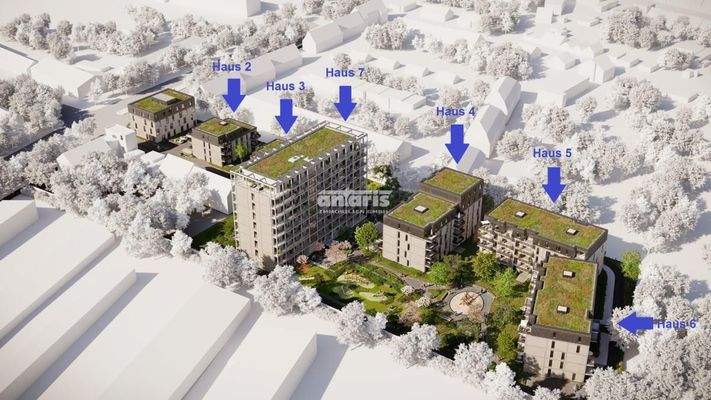 Lageplan mit Kennzeichnung