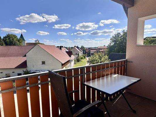 Balkon im Dachgeschoss