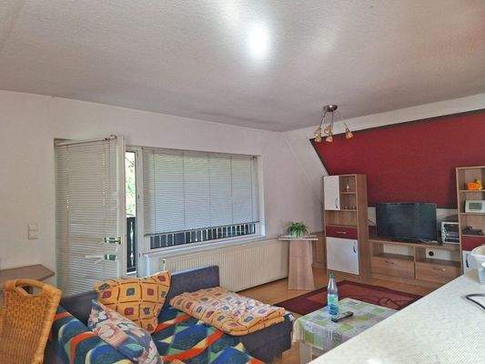 Wohnzimmer im Dachgeschoss