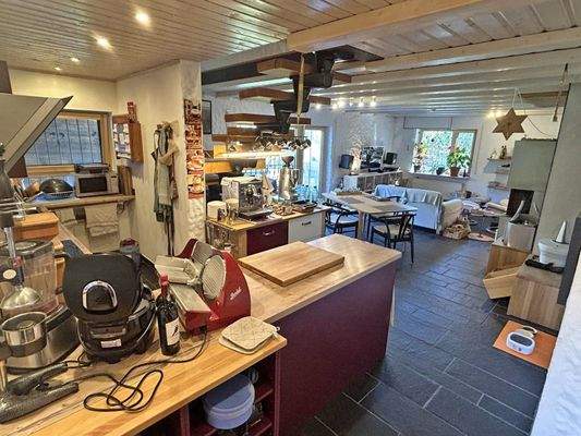 Küche und Wohnbereich