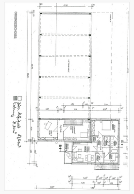 Grundriss Halle und Wohnen 2 OG