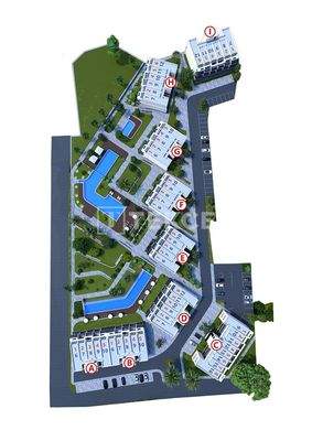 Apartments in a Complex Close to the Sea in North Cyprus Tatlısu