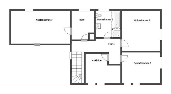 Grundriss Skizze 2.OG