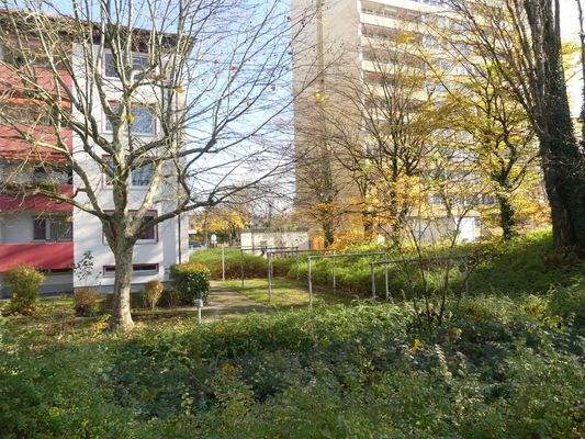 In der Stadt und doch Grün