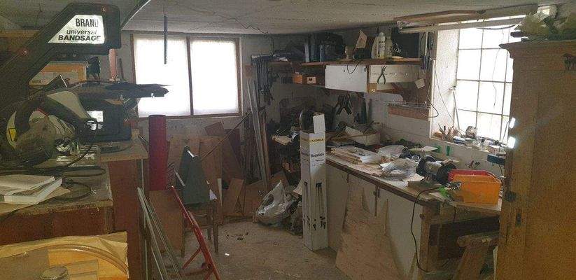 Werkstatt im UG