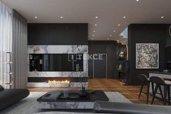 Semi-Detached Sea-View Villas with Private Pools in Tepe Alanya