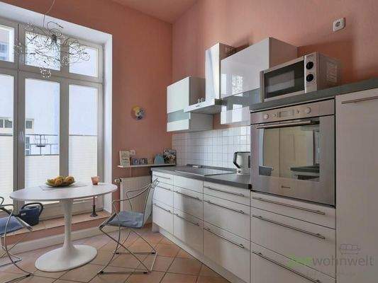 Blick in die Küche