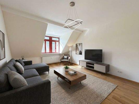 Wohnzimmer mit Einrichtungsbeispiel