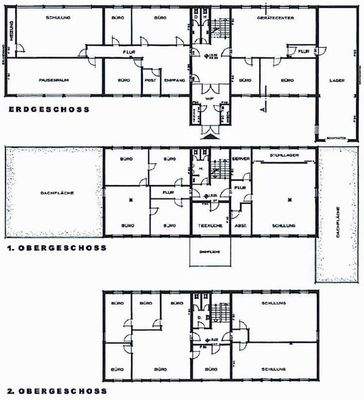 Grundriss EG - 2 Obergeschoss