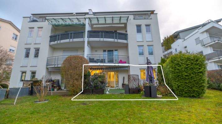 Terrasse - Gartenanteil