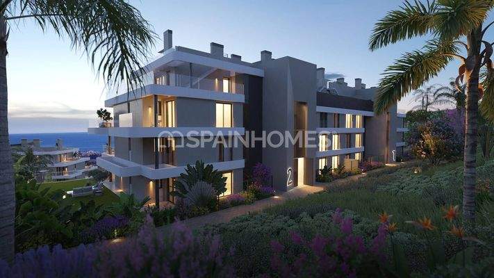 Sea View Apartments with Generous Terraces in Mijas