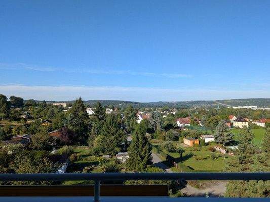 Ausblick Balkon