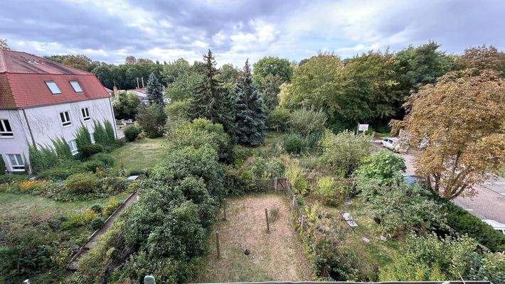 Aussicht auf den Garten