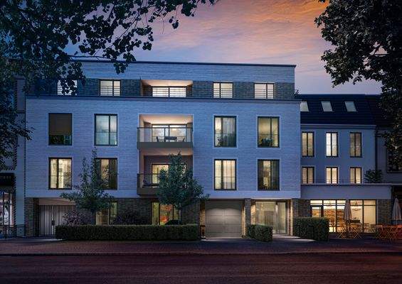 Straßenansicht am Abends