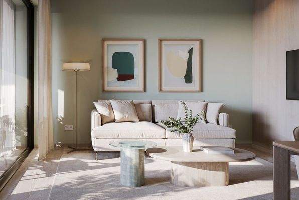 20250318-Residences Aurora - Type A1 - living room - olive grove-