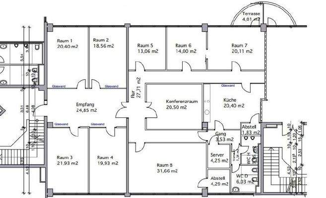 Grundriss 3 OG 335 qm