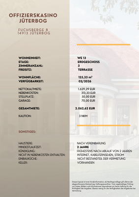 Mietpreis WE 13