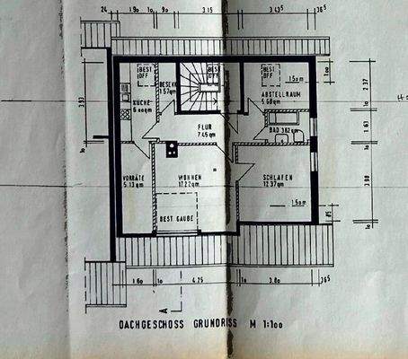 Grundriss Dachgeschoss