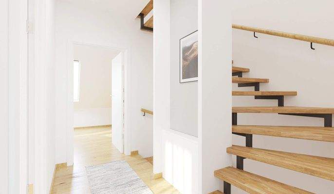 Helle Flure verleihen Ihrem Zuhause ein freundlich