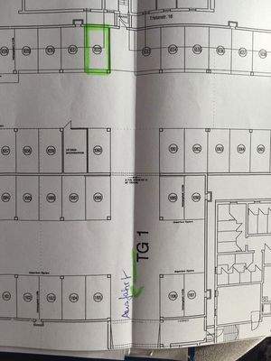 Lage des Tiefgaragenplatzes