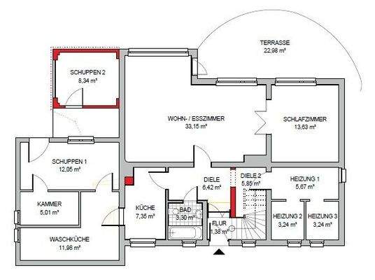 Grundriss Untergeschoss