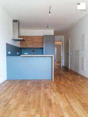 Wohnbereich mit Küche