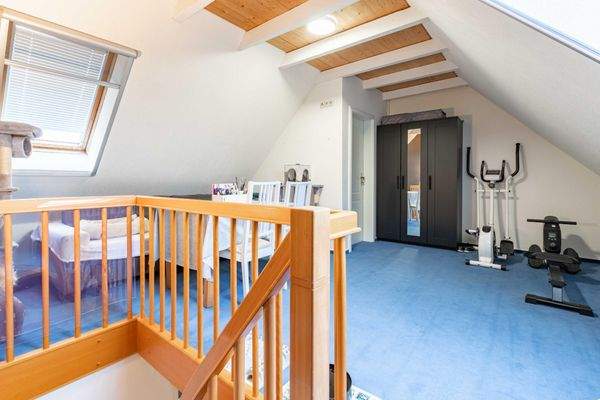 Hobbyraum im Dachgeschoss